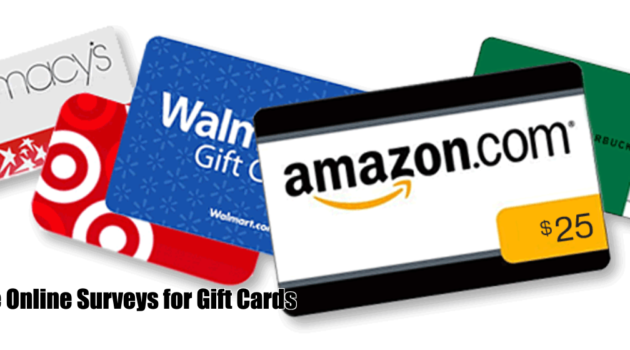Online Surveys for Gift Cards