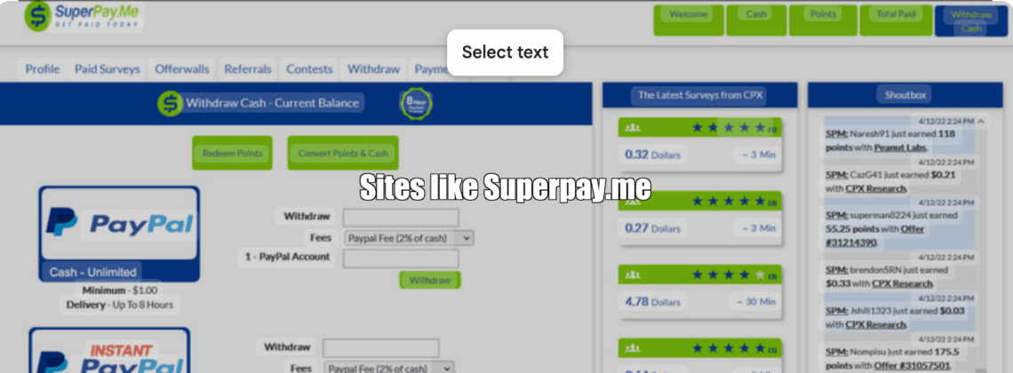 Sites like Superpay.me | Alternatives 2025